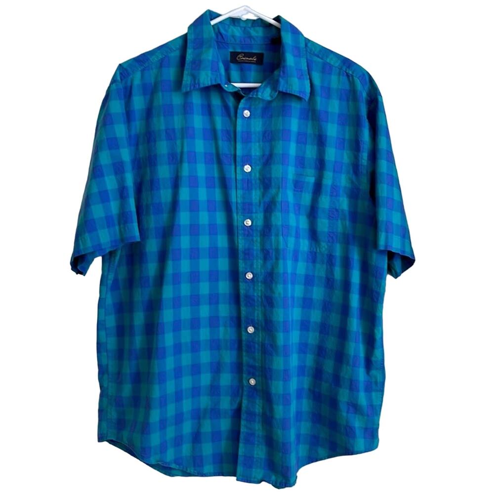 Roundtree & Yorke Casuals S/S Button Down Shirt - Size L